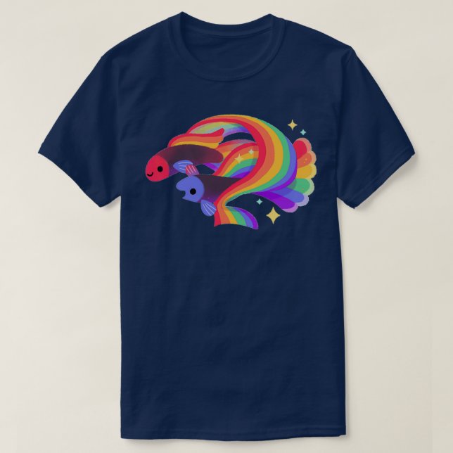 Rainbow-Guppy 1 T-Shirt (Design vorne)