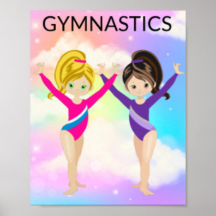 RAINBOW GYMNASTICS GYMNAST'S POSTER