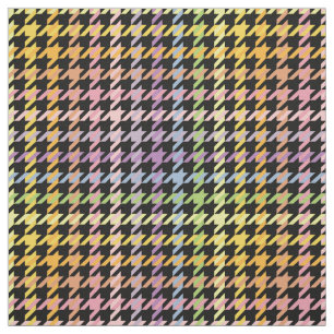 Rainbow-Hahnentrittmuster-Muster Stoff