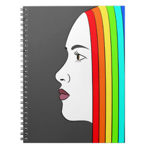 Rainbow Hair Notizblock
