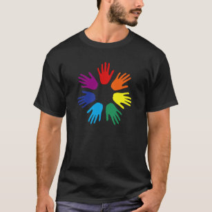 Rainbow Hände T-Shirt
