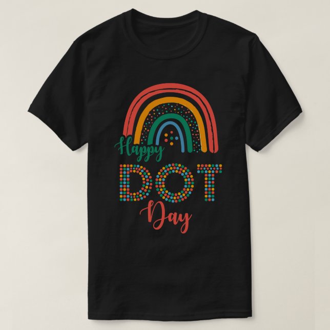 Rainbow Happy Dot Day International Dot Day Jugend T-Shirt (Design vorne)