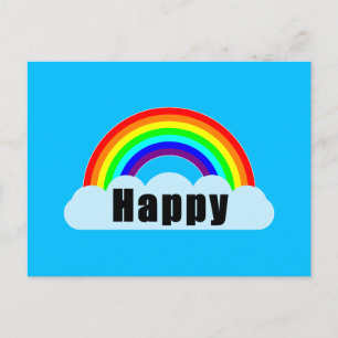 RAINBOW - Happy Postkarte