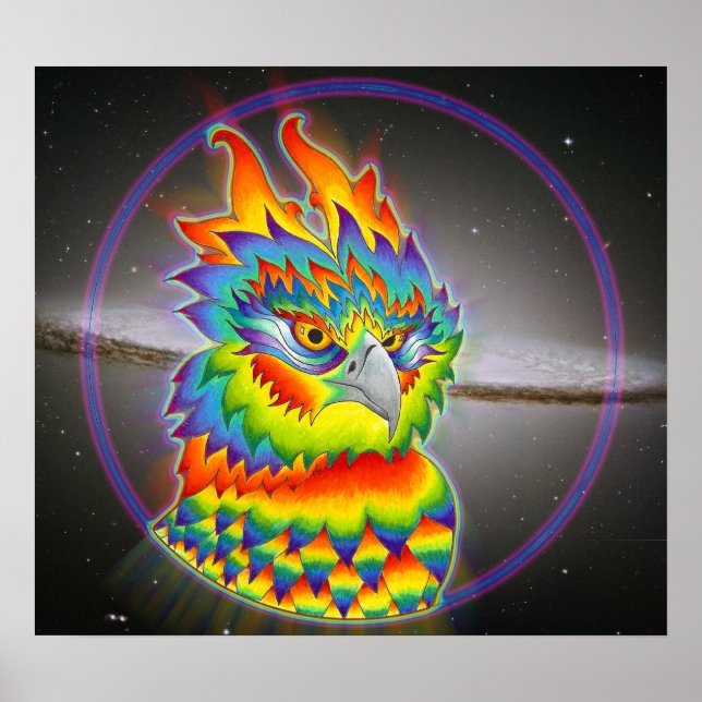 Rainbow Harpy Poster (Vorne)