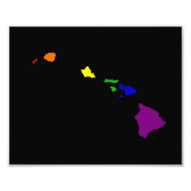 Rainbow Hawaii Fotodruck (Vorne)