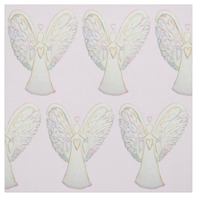 Rainbow Hearguardian Angel Kunststoffe Stoff (Muster)