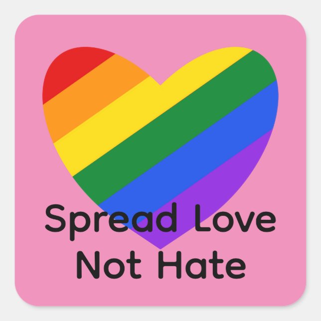 Rainbow Heart #1-2 Stickers (Vorderseite)