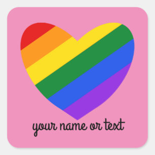 Rainbow Heart #1 Stickers