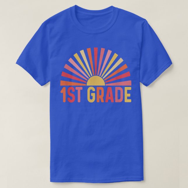 Rainbow Heart 70er Retro Boho Cut T-Shirt (Design vorne)
