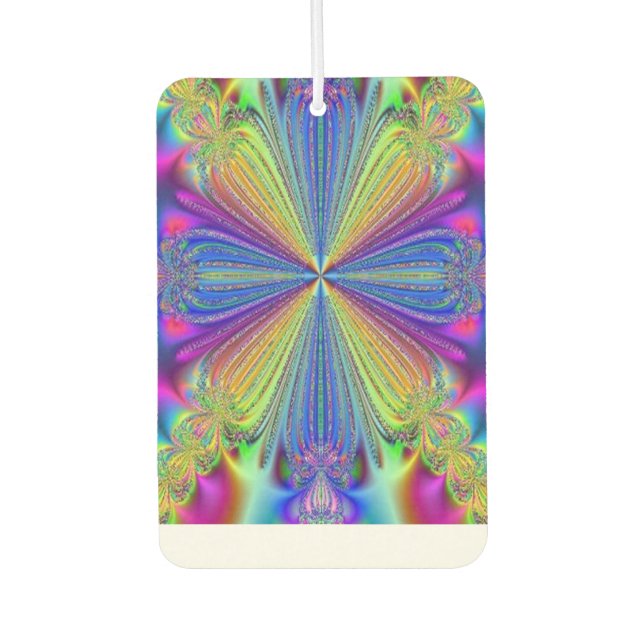 Rainbow Heart Air Freshener Autolufterfrischer (Vorderseite)