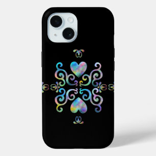 Rainbow Heart and Lily Case-Mate iPhone Hülle