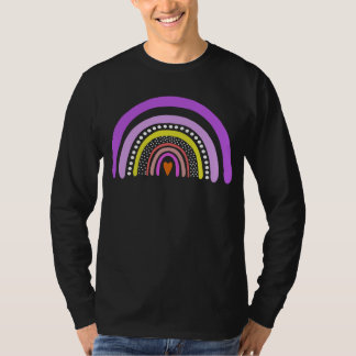 Rainbow Heart Boho Doodle T-Shirt