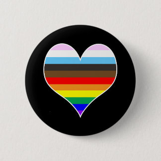 Rainbow Heart Button