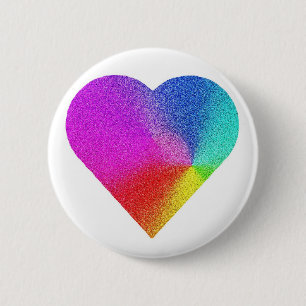 Rainbow Heart Button