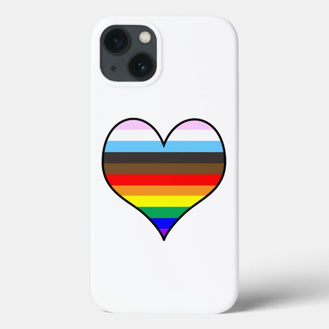 Rainbow Heart Case-Mate iPhone Case (Rückseite)