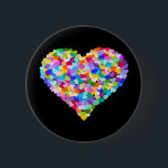 Rainbow Heart Confetti Button<br><div class="desc">Herz, Herz, Regenbogen, Konfetti, Konfetti, Sprinklen, farbenfroh, bunt, multicolor, multicolor, bunt, bunt, bunt, hell, fröhlich, fröhlich, Liebe, Valentine, Valentine, "Valentinstag", "lovey dovey", Hochzeit, Verlobung, Romantik, Ehefrau, "I Liebe you", im Herzen", feiern, feiern, Freundin, Freund, Ehemann, verabred, Date, niedlich, süß, süß, "Liebe Herz", "Liebe Herz", Hochzeiten, Verlobungen, Rosa, Rot, Braut, Geburtstag,...</div>