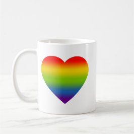 Rainbow Heart Mug Kaffeetasse