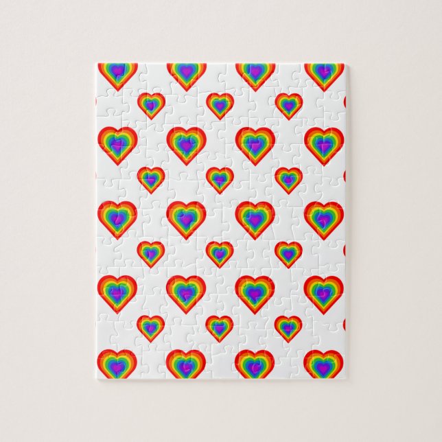 Rainbow Heart Puzzle (Vertikal)