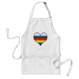Rainbow Heart Schürze