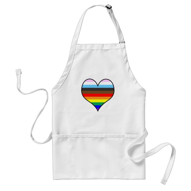 Rainbow Heart Schürze (Vorne)