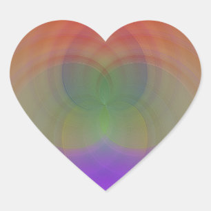 Rainbow Heart Sticker