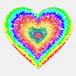 Rainbow Heart Stickers