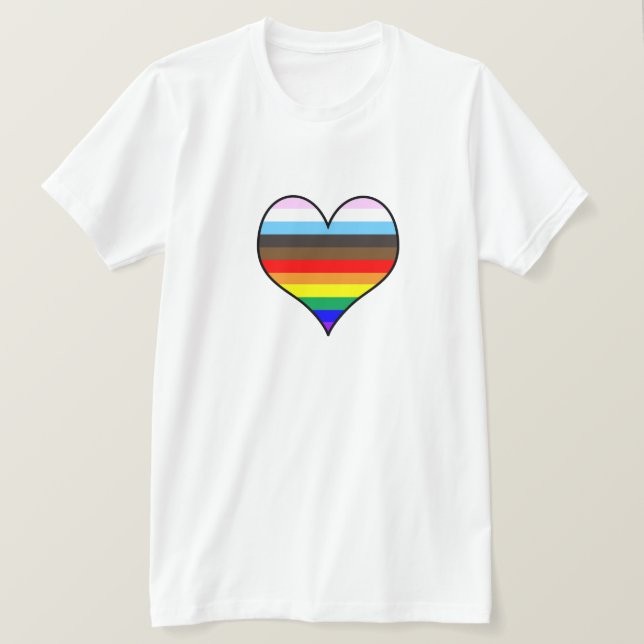 Rainbow Heart T-Shirt (Design vorne)