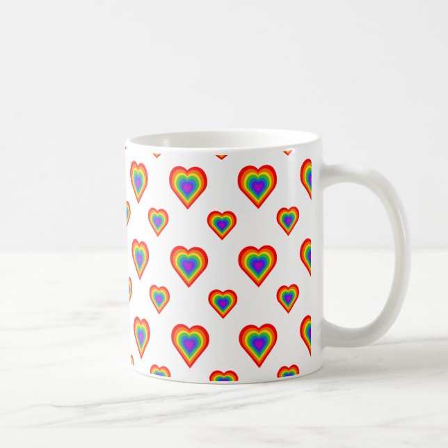 Rainbow Heart Tasse (Rechts)