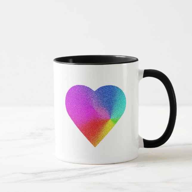 Rainbow Heart Tasse (Rechts)