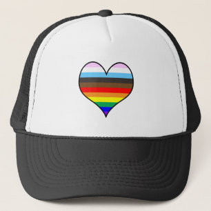 Rainbow Heart Truckerkappe