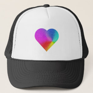Rainbow Heart Truckerkappe