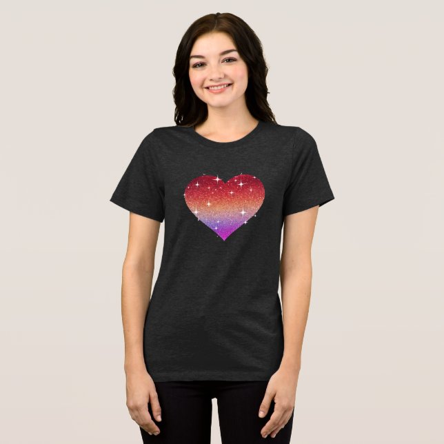 Rainbow Heart Tshirt (Vorderseite voll)