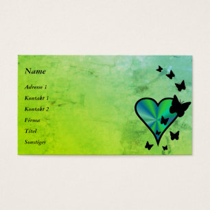 Rainbow Heart und Butterfly