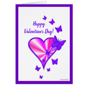 Rainbow Heart und Butterfly