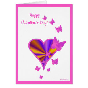 Rainbow Heart und Butterfly