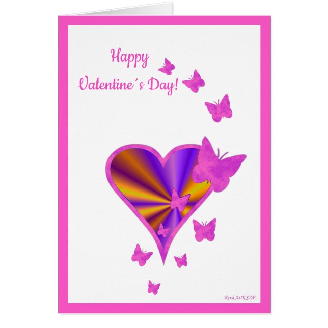 Rainbow Heart und Butterfly (Vorne)