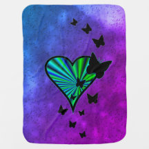 Rainbow Heart und Butterfly