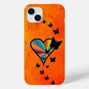 Rainbow Heart und Butterfly Case-Mate iPhone Hülle