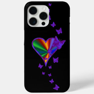Rainbow Heart und Butterfly Case-Mate iPhone Hülle