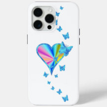 Rainbow Heart und Butterfly