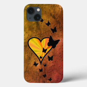 Rainbow Heart und Butterfly Case-Mate iPhone Hülle