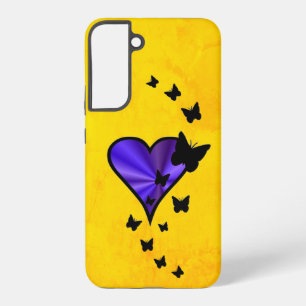 Rainbow Heart und Butterfly Samsung Galaxy Hülle