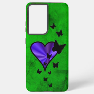 Rainbow Heart und Butterfly Samsung Galaxy Hülle