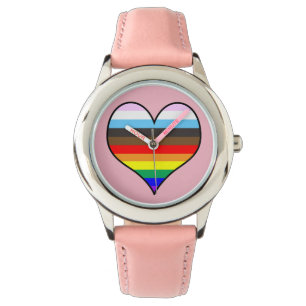 Rainbow Heart Watch Armbanduhr