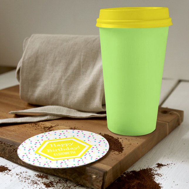 Rainbow Hearts 3. Geburtstag Untersetzer (Von Creator hochgeladen)