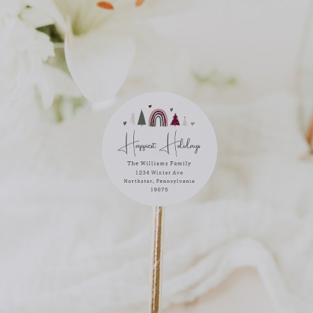 Rainbow & Hearts Glücklichste Umschlag Aufkleber (Von Creator hochgeladen)