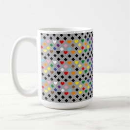 Rainbow Hearts Kaffeetasse