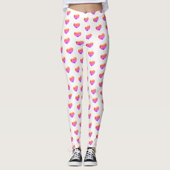Rainbow Hearts - Leggings (Vorderseite)
