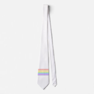 Rainbow Hearts Neck Tie Krawatte