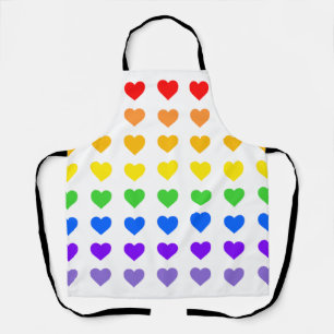 Rainbow Hearts Schürze